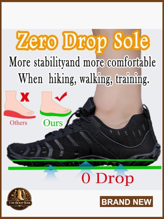 Barefoot Shoes Zero Drop Wide Toe Box Minimalist Athletic Hiking Sneakers